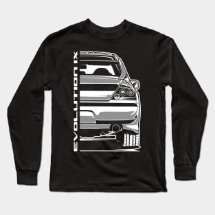 Lancer Evolution 9 (White Print) Long Sleeve T-Shirt